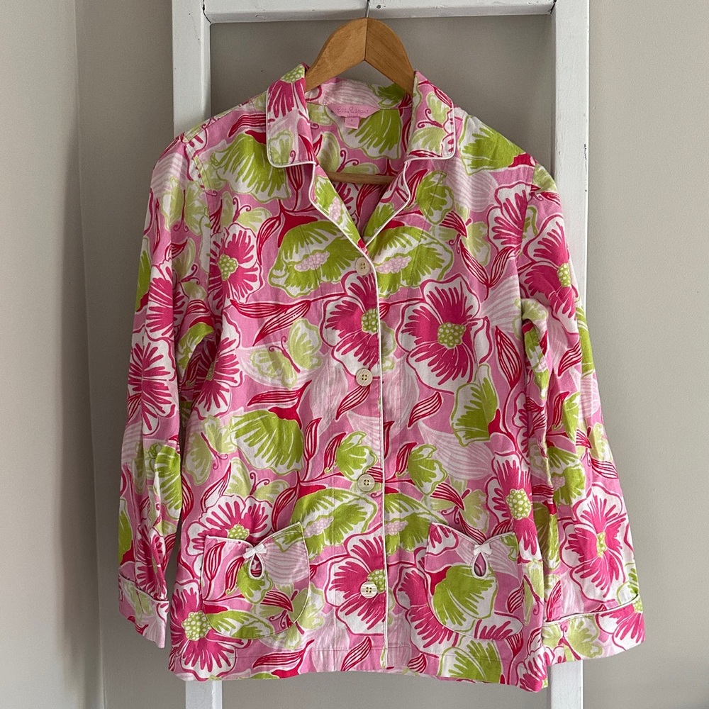 Lilly Pulitzer Button Front Pajama Top